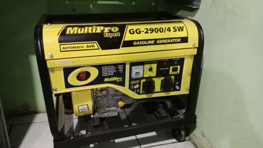 Genset baru di pakai 1 kali