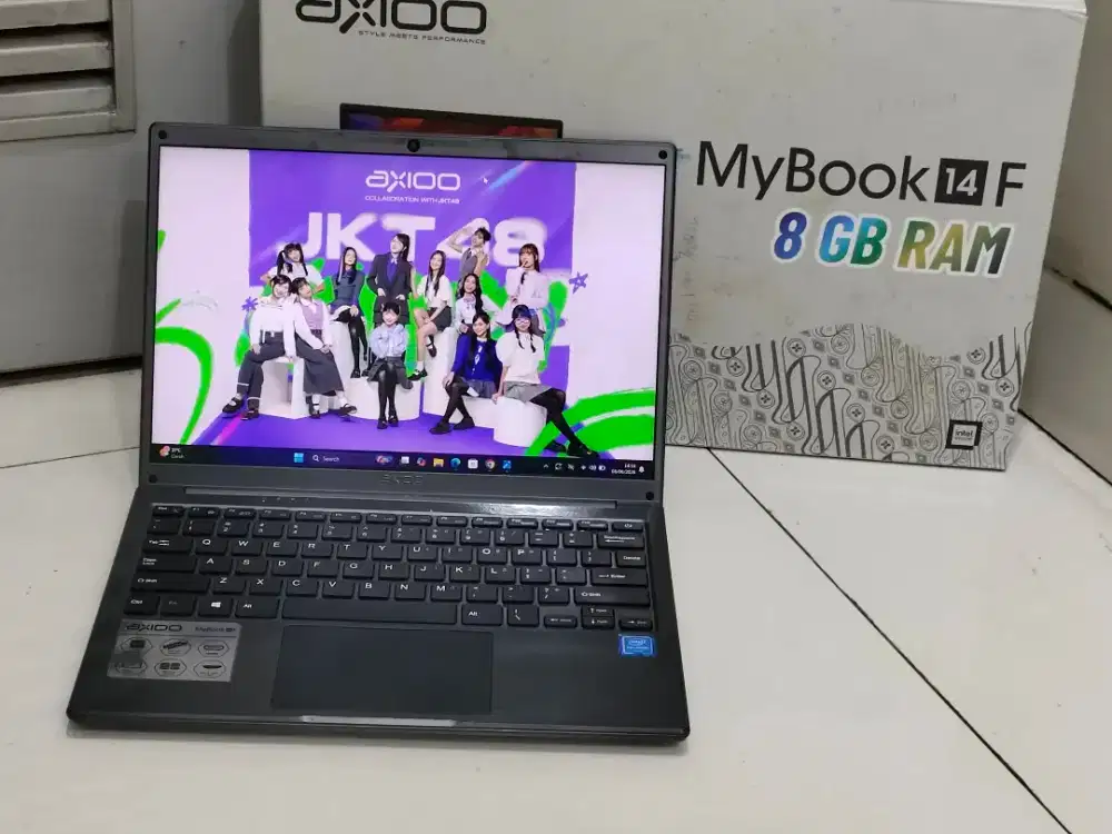 Axioo mybook 14f Intel celeron n4020 ram 8 gb ssd 256 gb
