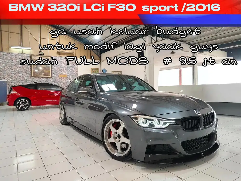 BMW 320i F 30 Sport 2.0 Bensin AT 2016 Dark gray  Full mods
