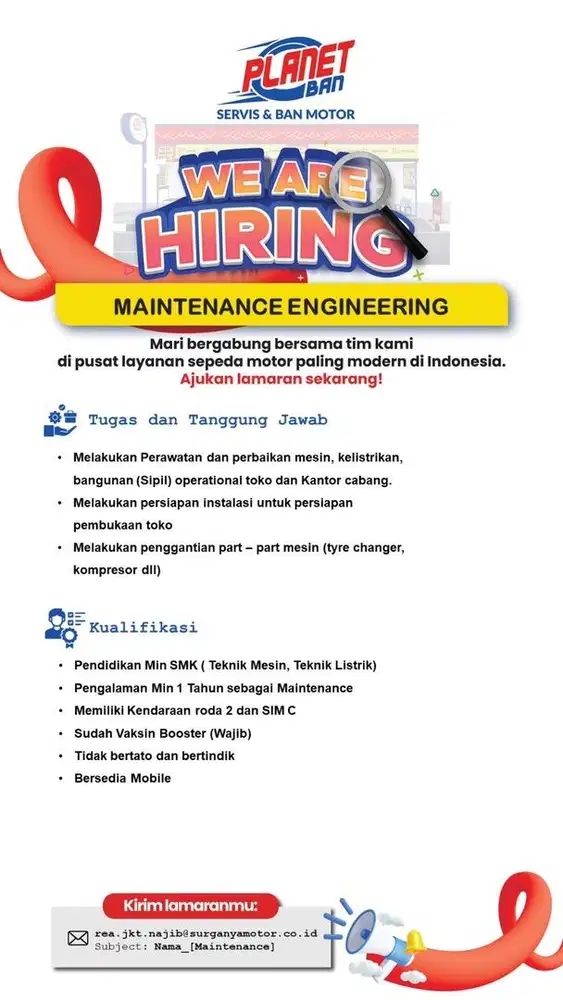 Lowongan Engineering