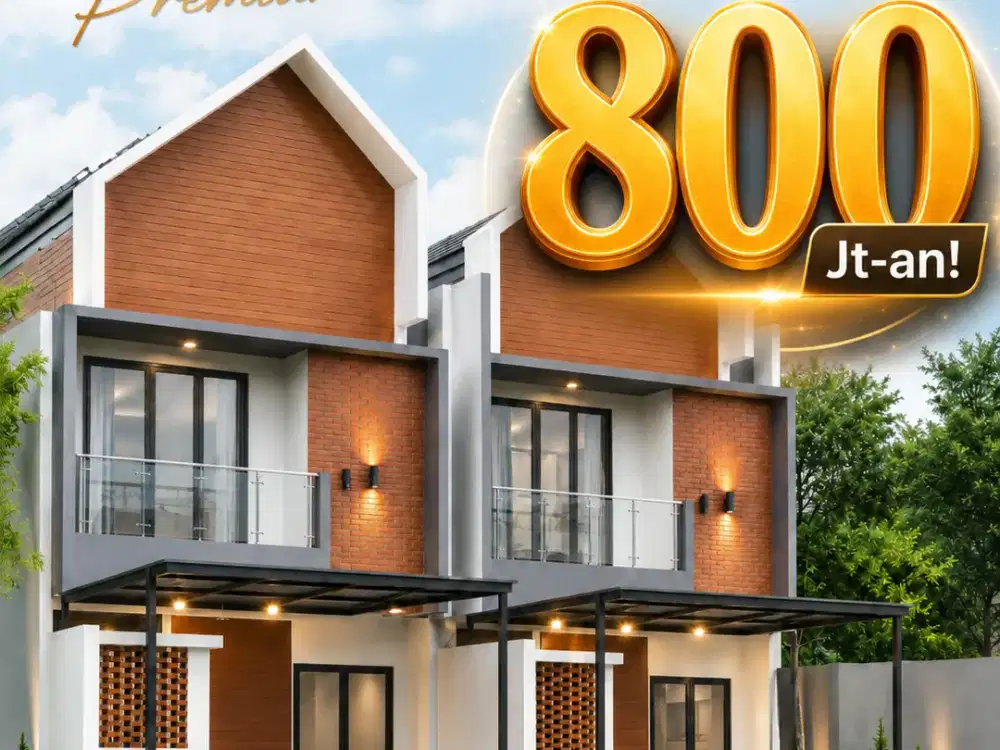 Rumah Sultan Banten Tipe Kenshin Premium 2 Lantai Scandinavian di Cilegon