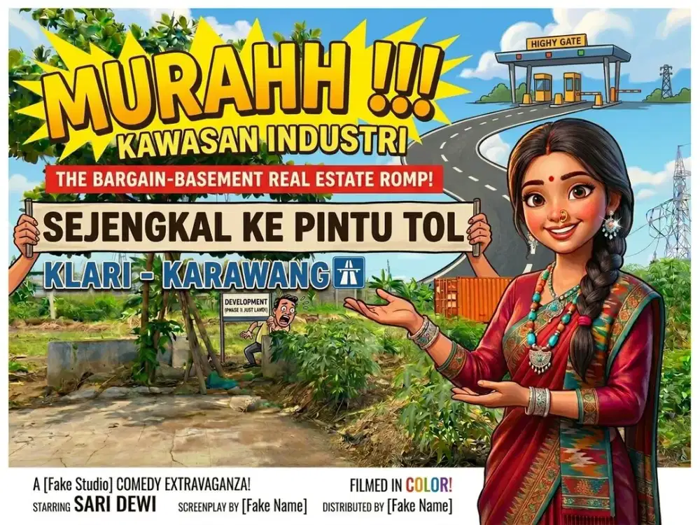 DIJUAL TANAH DI KALRI, KARAWANG TIMUR, JAWA BARAT.