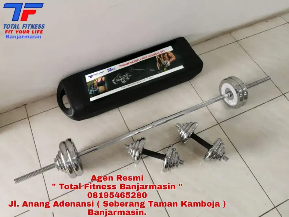 Ready Barbel Set Crome 50kg