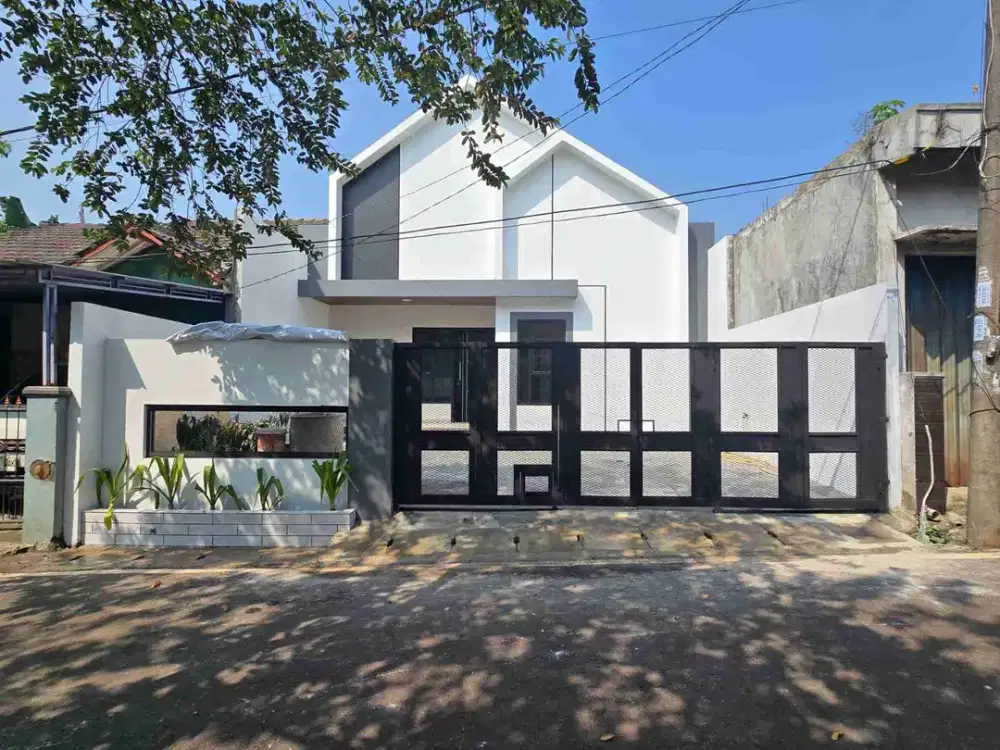 rumah baru siap huni lokasi strategis nempel BSD dalam perumahan Bumi Puspitek Asri