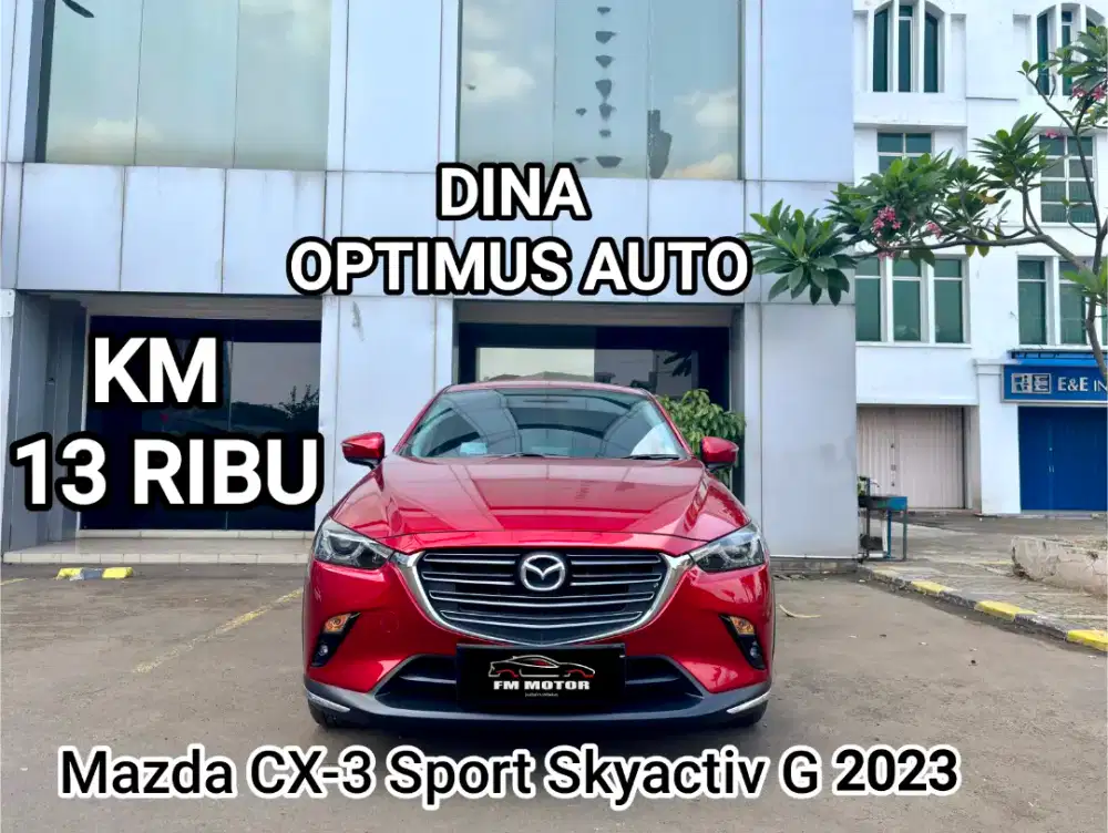 Mazda CX-3 Sport Skyactiv G 2023 AT 1.5, Km 13Ribu, Pajak Panjang