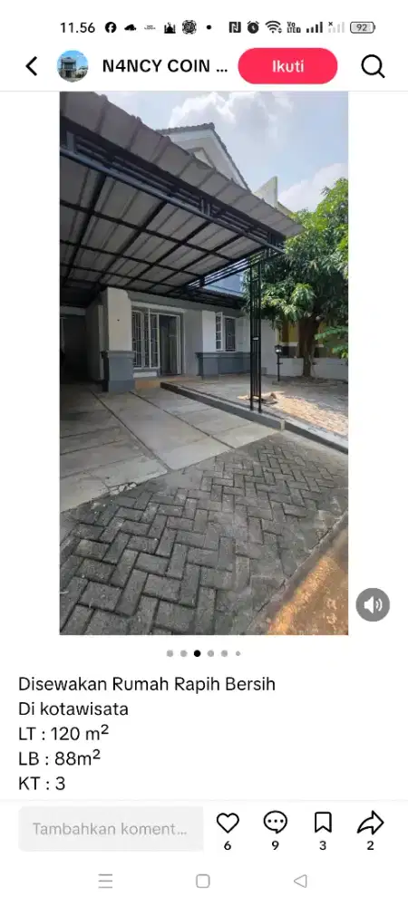 Rumah DiSewakan