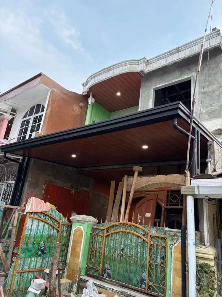 Pemasangan kanopi plafon minimalis modern