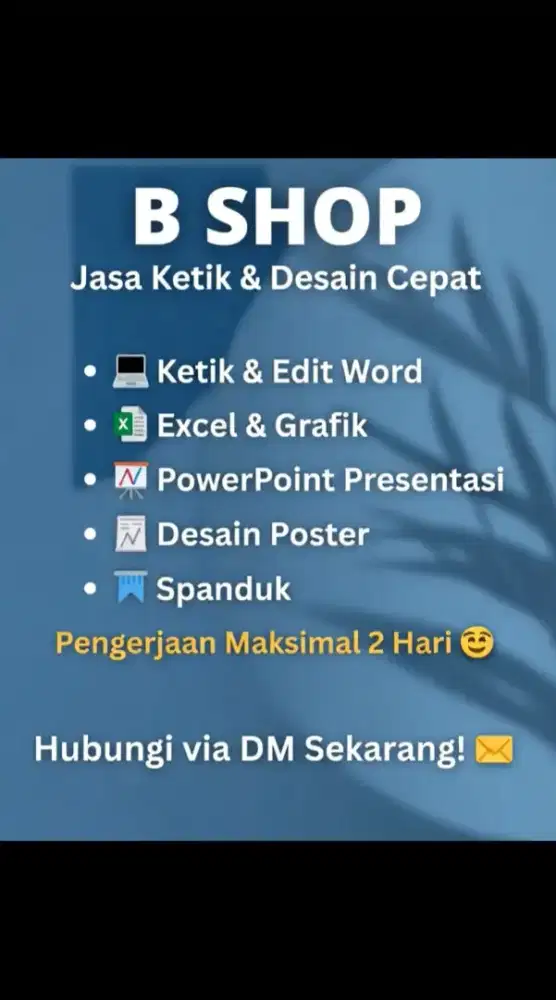 Yang butuh joki buat kerjaan atau tugas