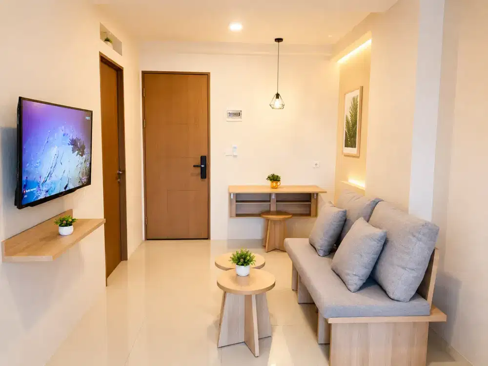 Disewakan Oak Tower B 2BR Full Furnish | Lantai Rendah, Nyaman & Siap Huni Pulo Gadung