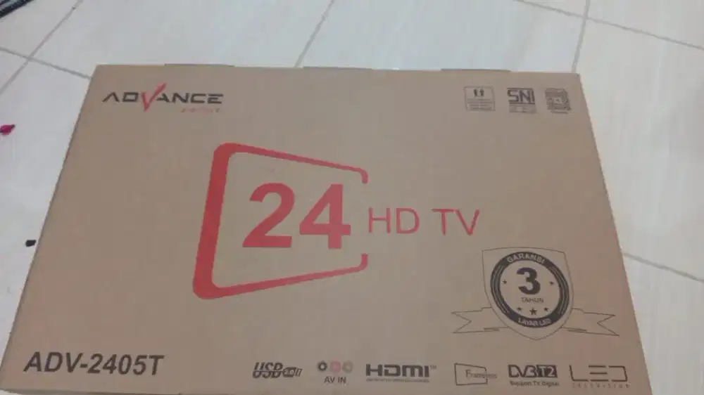 TV Baru 24 inc masih advan