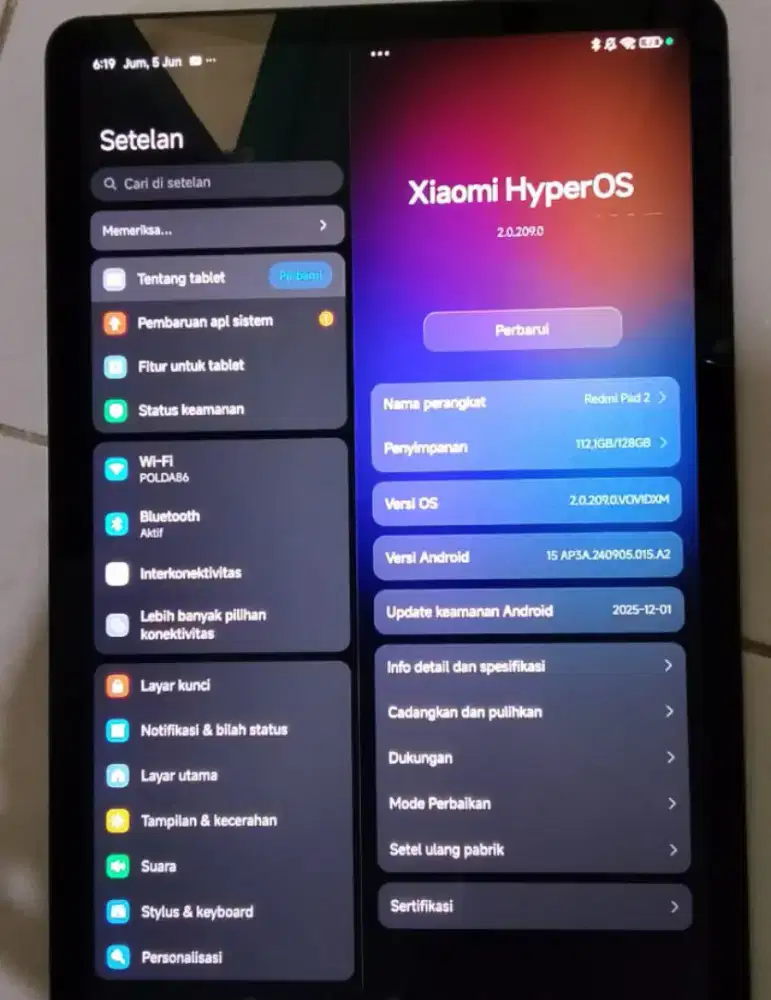 DIJUAL REMI PAD 2 OCTA CORE TABLET SMART CANGGIH NEW BARUSAN BELI JUAL