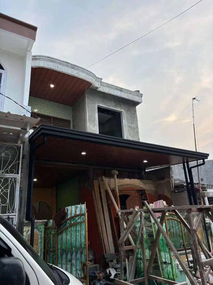 Pemasangan kanopi minimalis