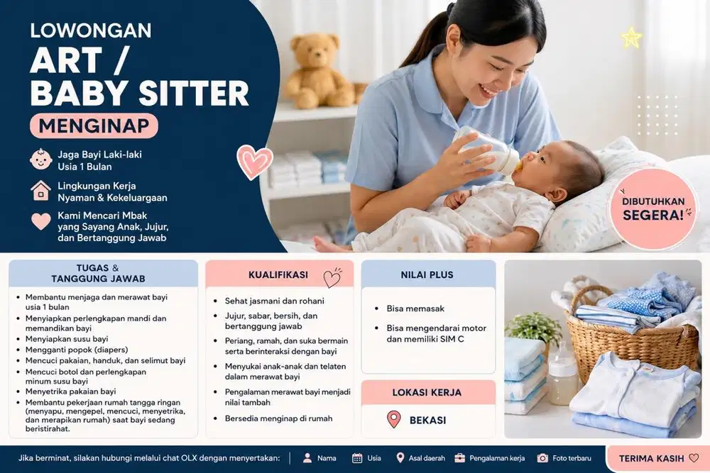 Lowongan ART/Baby Sitter