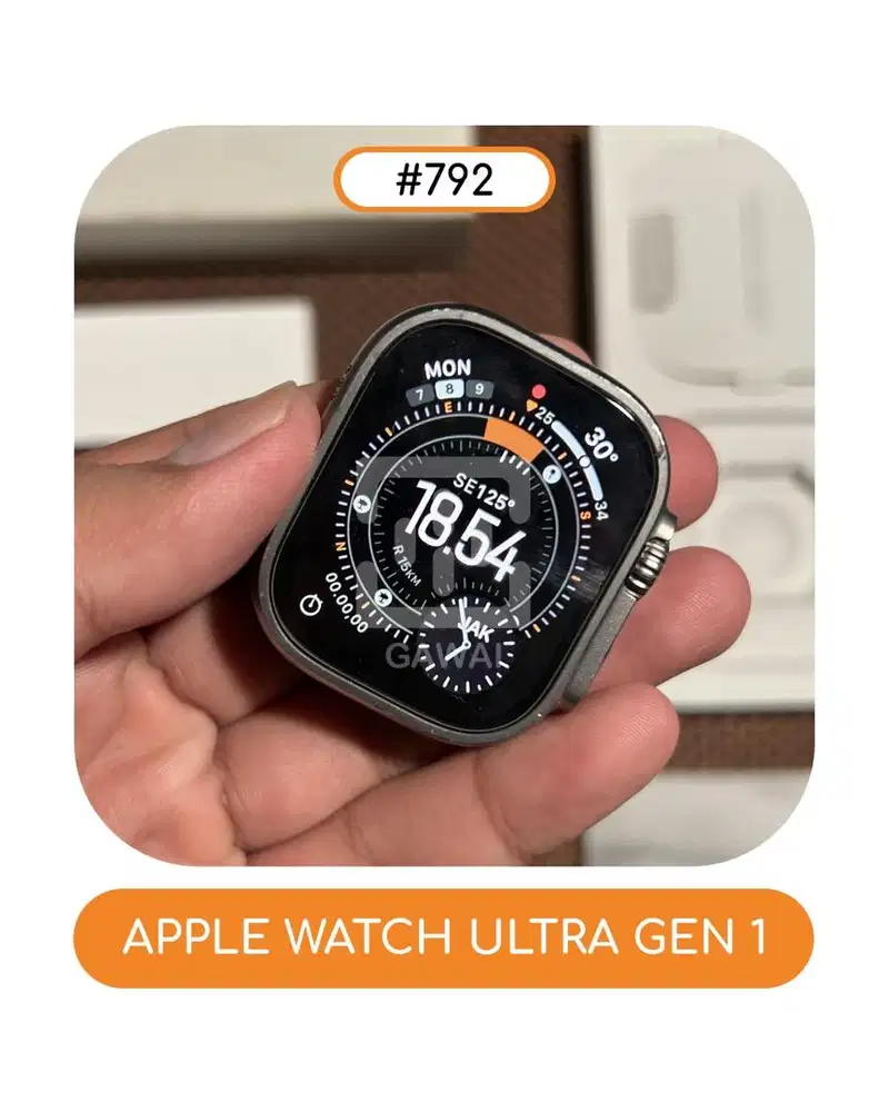 #792 Apple Watch Ultra Gen 1 Titanium 49 BH 89%