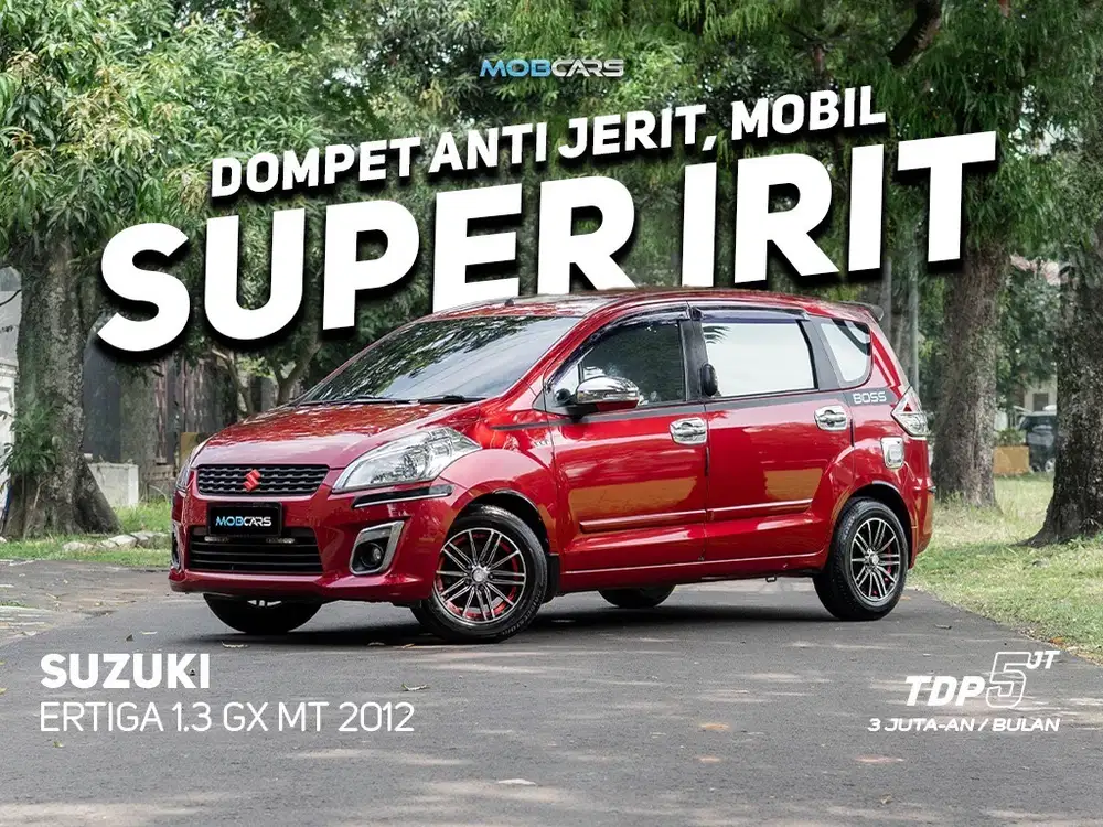 PAJAK PANJANG ERTIGA GX MT 2012 MPV SUZUKI MERAH