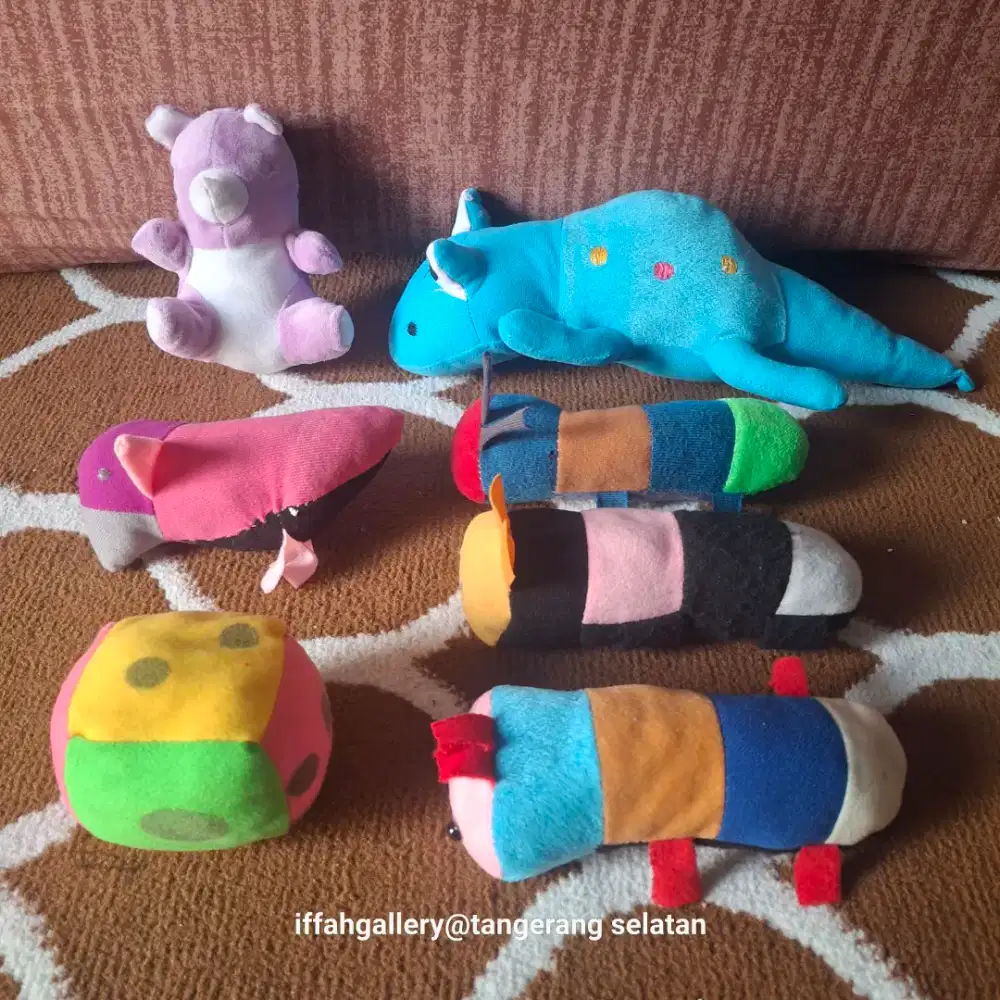 Boneka Anak Aneka Bentuk Lucu Bersih Normal Siap Pakai