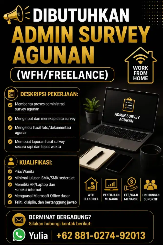 freelance Admin Agunan