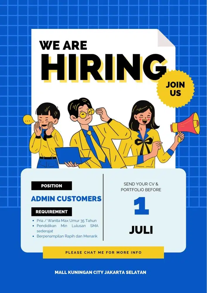 Info loker adkin di jaksel