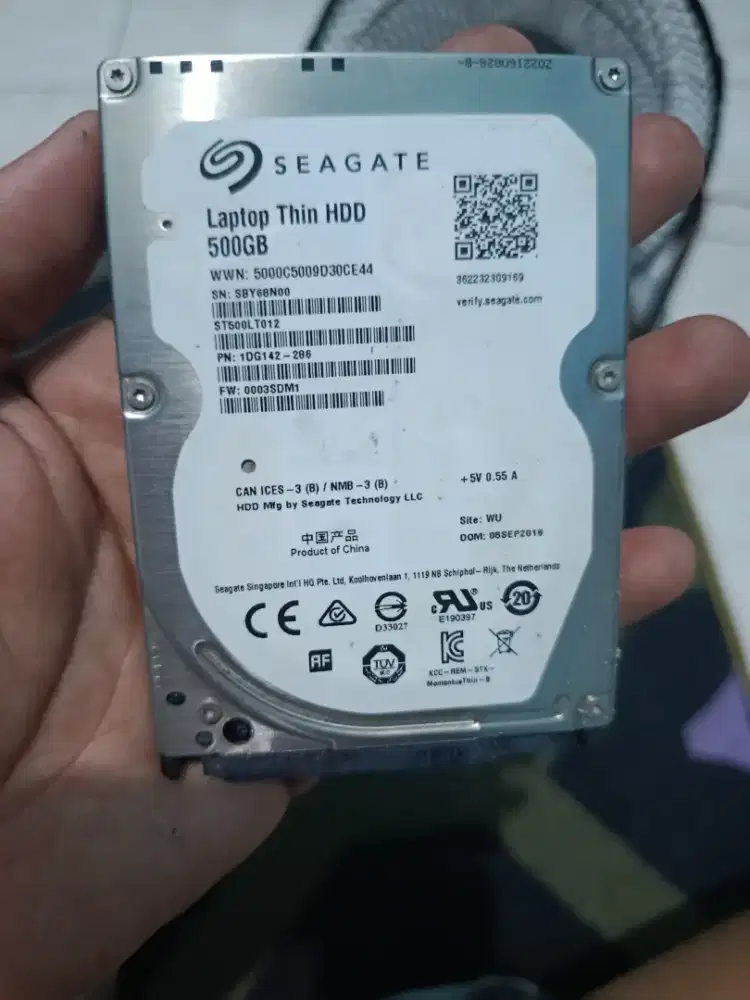 Hardisk laptop seagate 500 gb windows 10