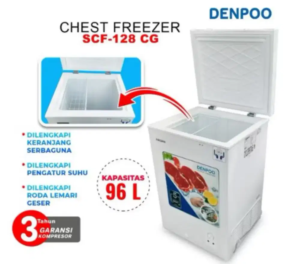 Freezer Denpoo Murah NEGO sampai laku