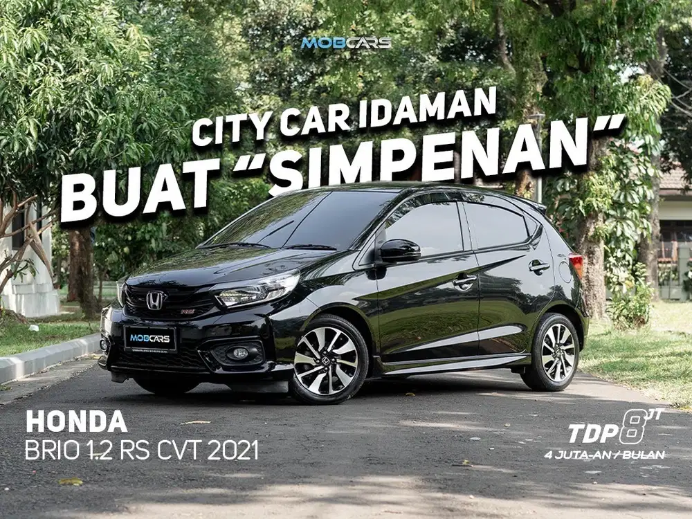 BRIO RS CVT 2021 HONDA CITY CAR HITAM AUTOMATIC