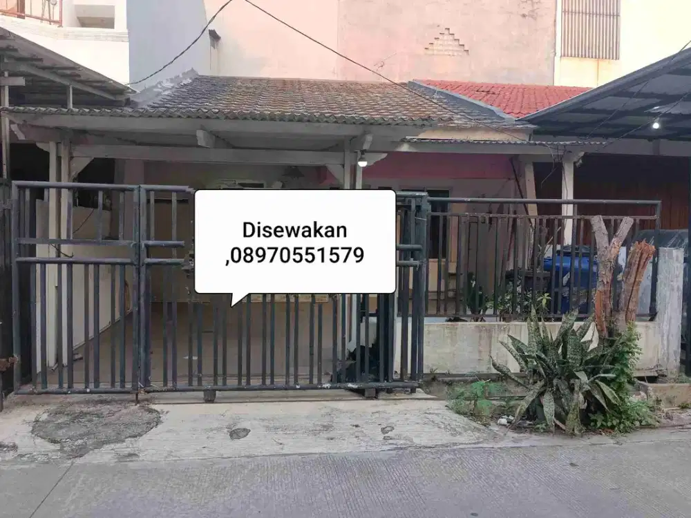 Disewakan rumah cluster lebar 6 standart di kelapa gading permai jakut