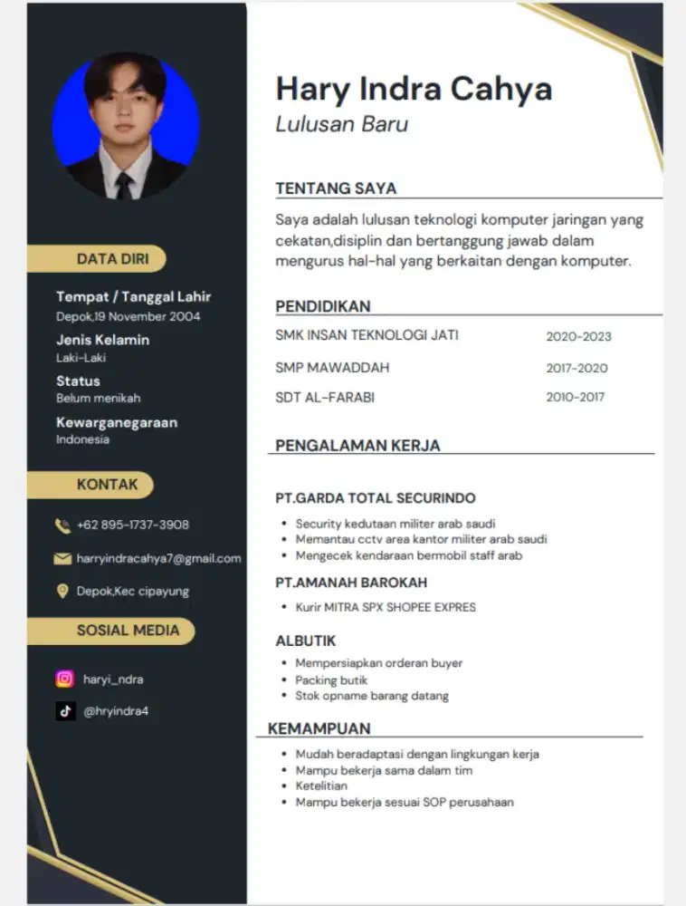 Info lowongan kerja ber mess