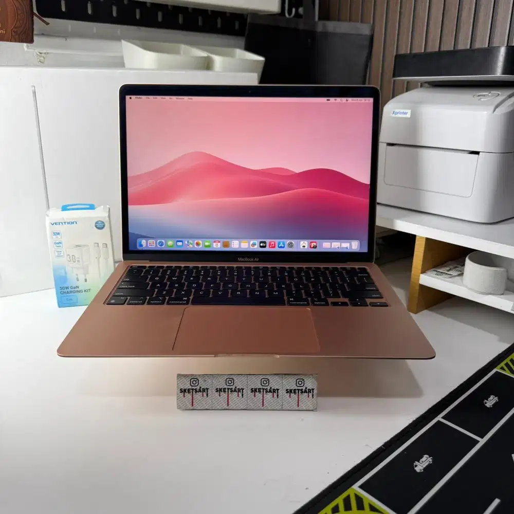 MacBook Air M1 8gb 256gb Rosegold Battery Health 85%