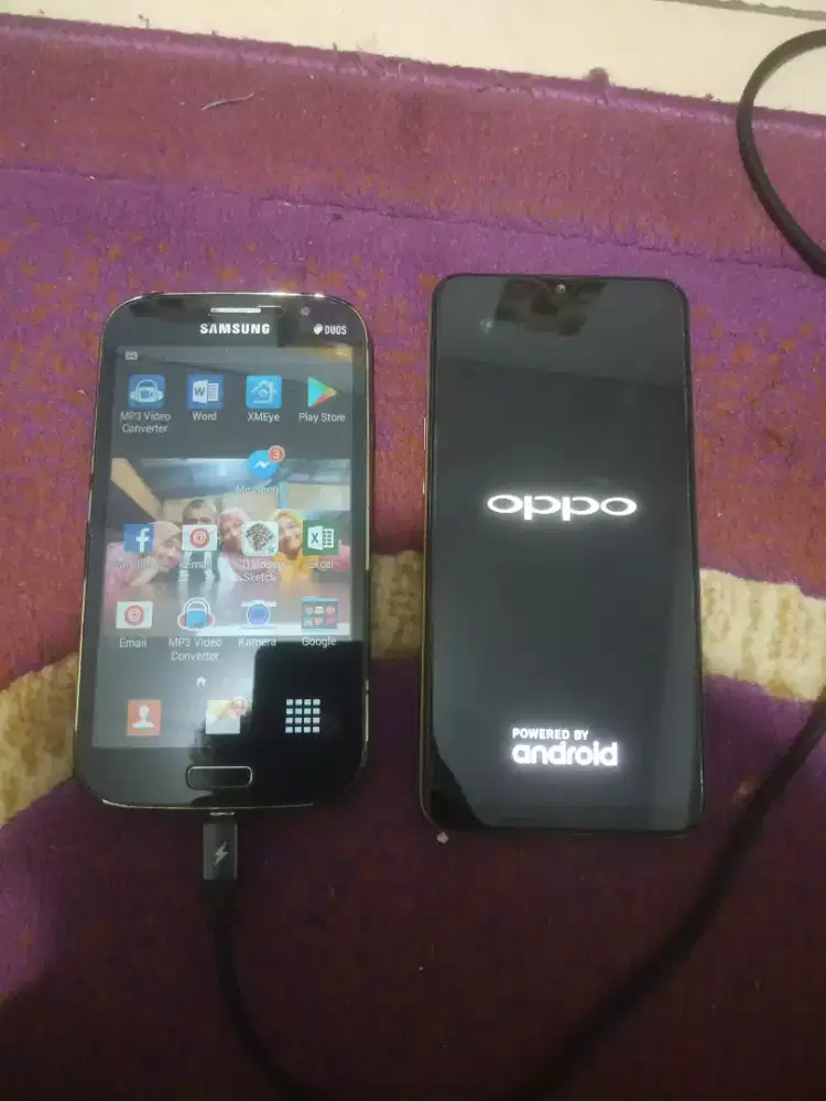 Handphone Opoo f7 mentok logo