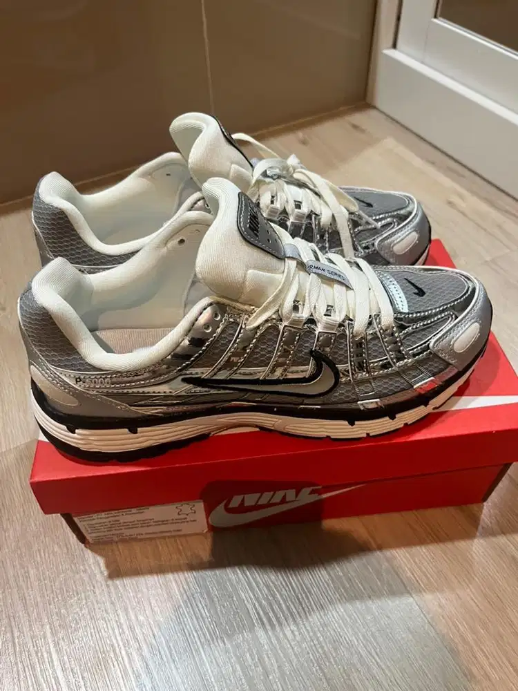 Nike P-6000 Metallic Silver Sail
