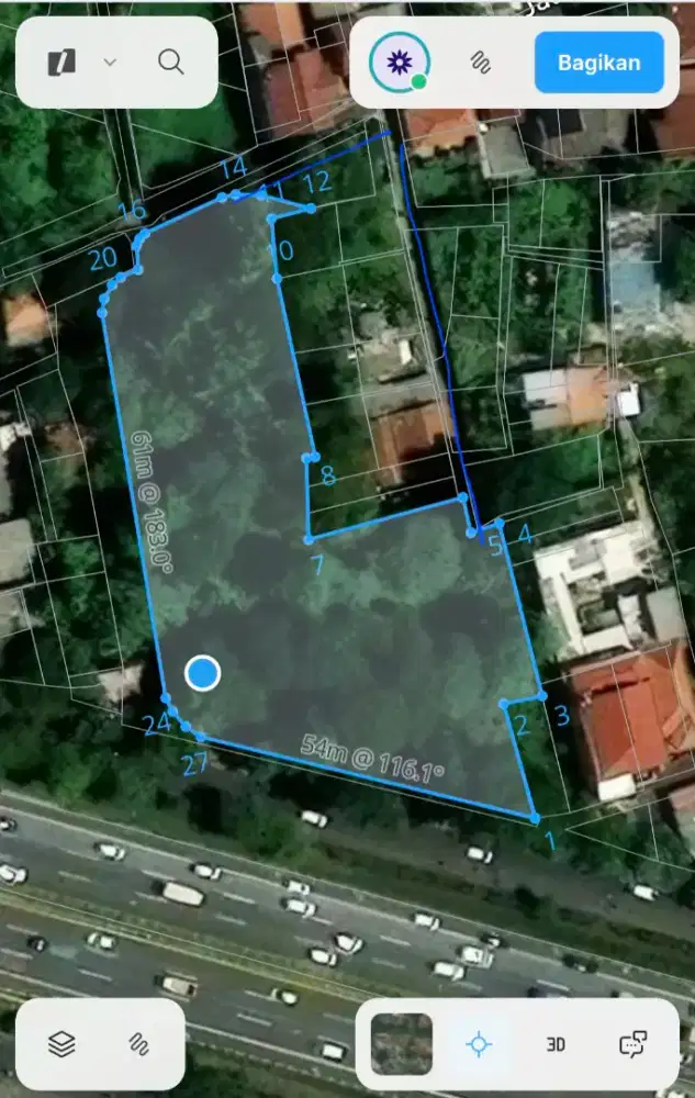 Tanah disewakan di Pasar Minggu