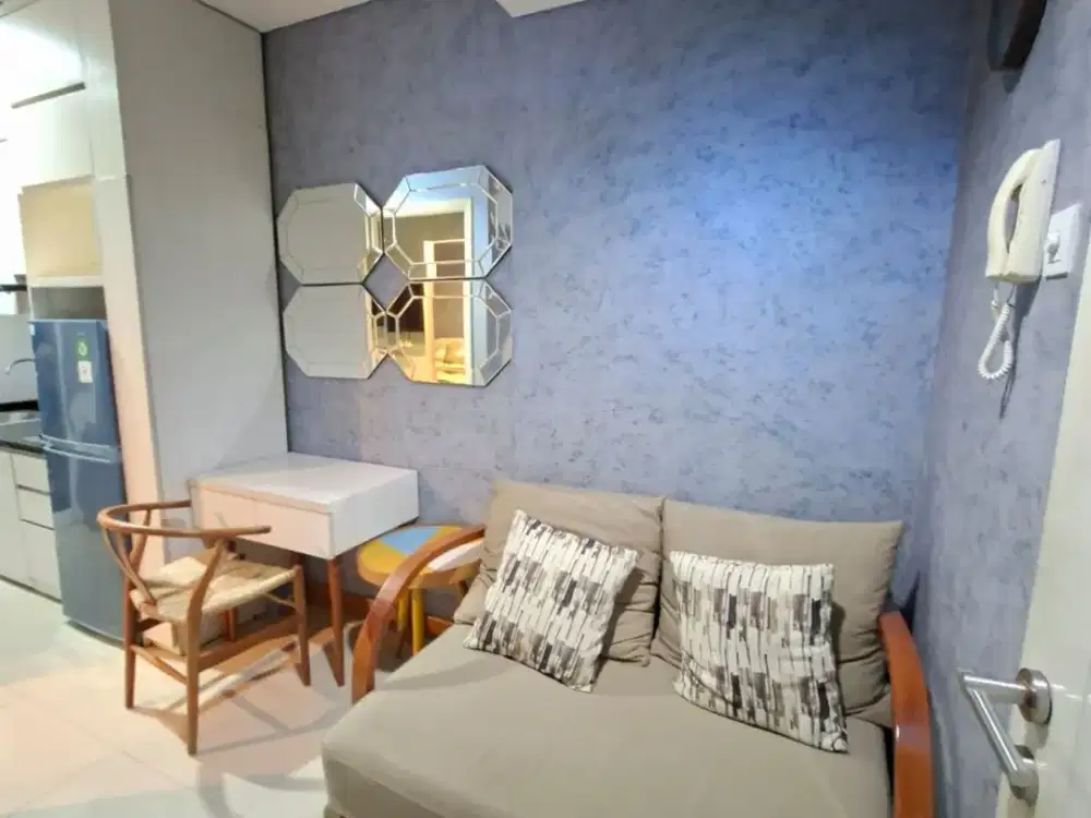 1BR Furnished Apartemen Madison Park - Mall Central Park