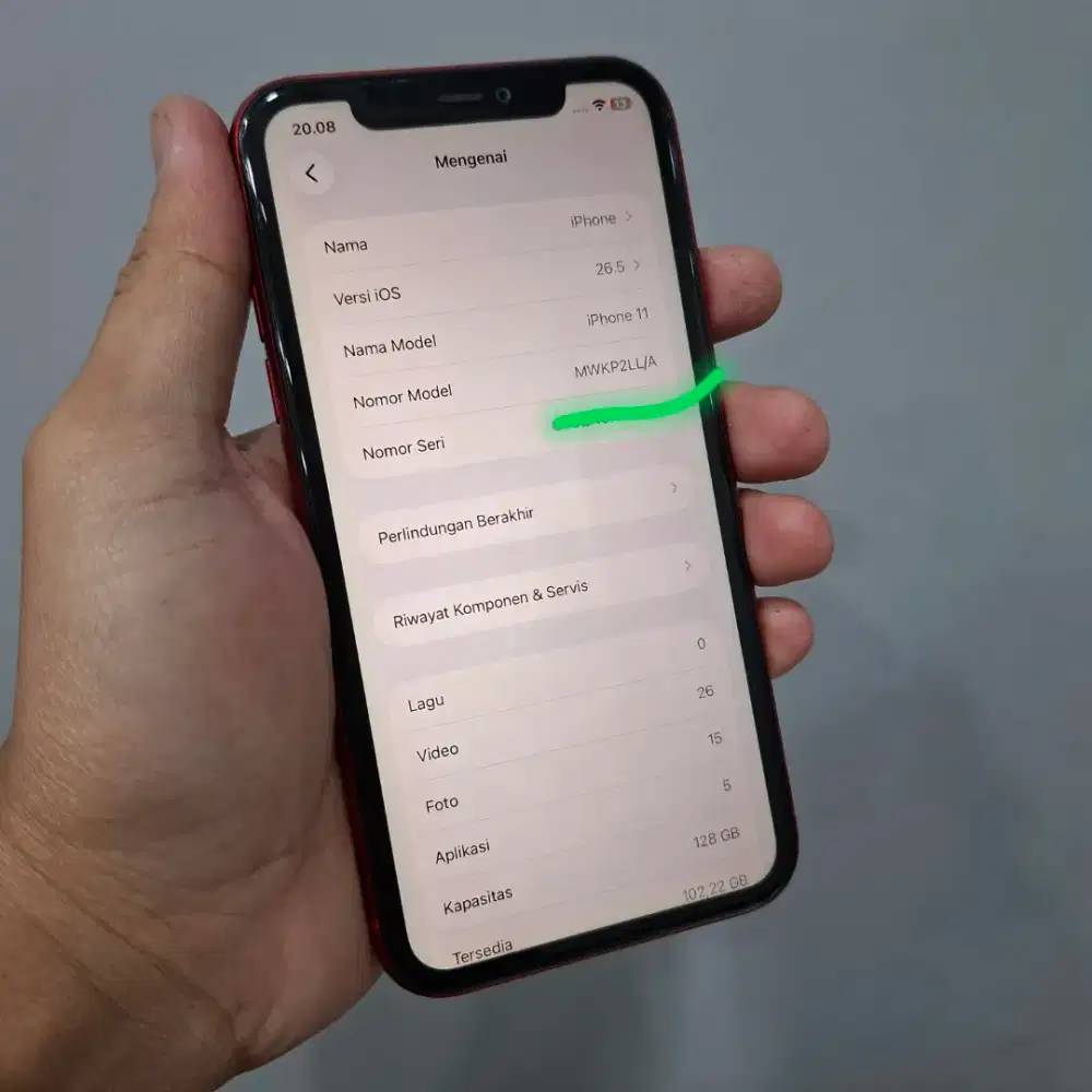 iPhone 11 Red Inter 128GB