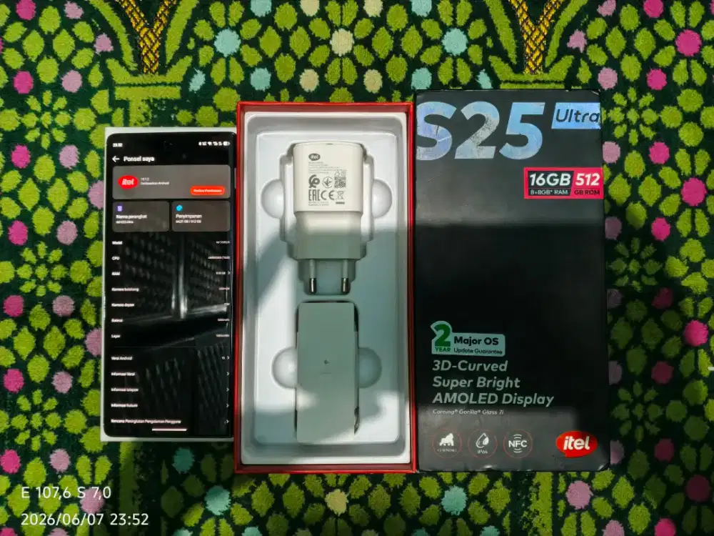 Itel S25 Ultra 8+8/512GB Fullset ( Garansi November 2026 )