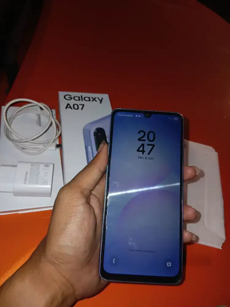 SAMSUNG A07 GRESS 98% 4/64 BISA PLUS RAM