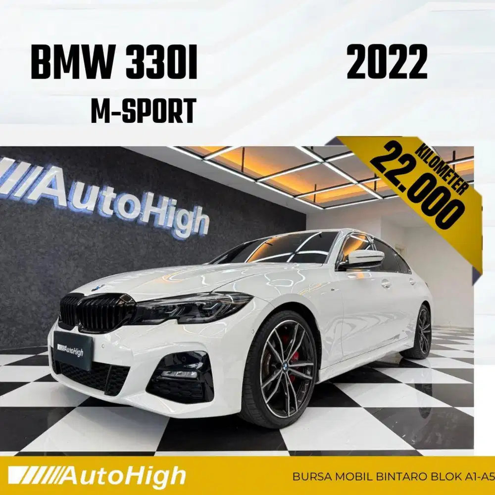 DP10% [Km22.000] 330i M-Sport 2022 White Reg 2021 #AUTOHIGH