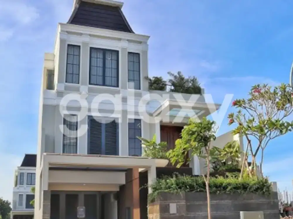 JUAL RUMAH MEWAH 3 LANTAI KONSEP AMERICAN  TROPICAL  THE GRAND KENJERAN