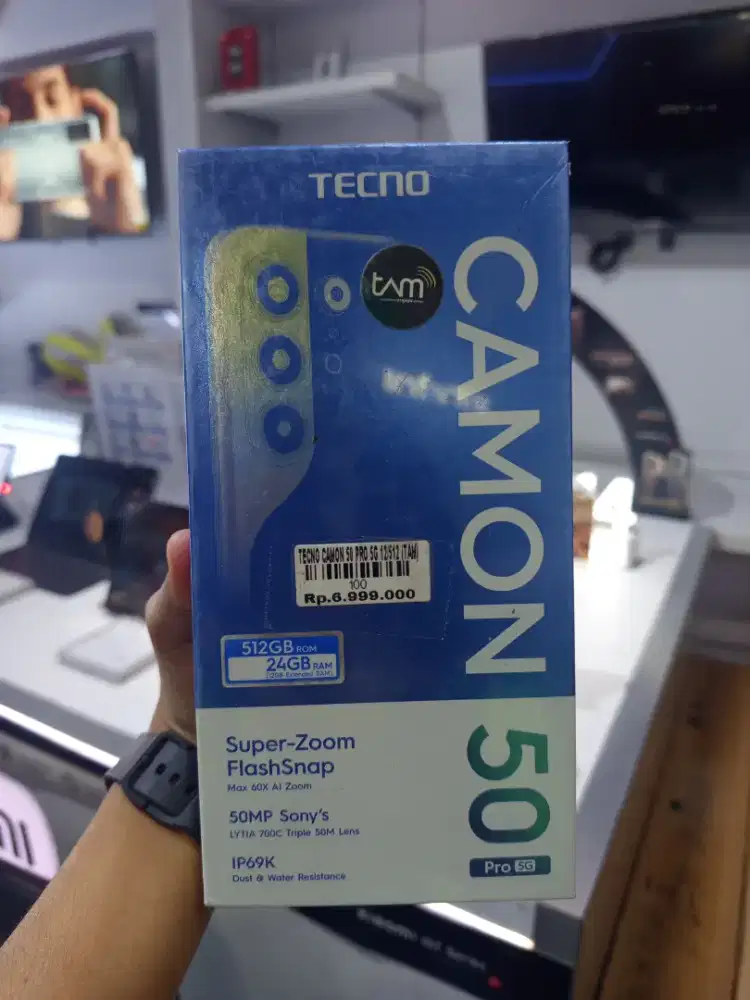 TECNO CAMON 50 Pro 12/512GB READY STOCK DI TOKO ATLANTIS JEMPONG