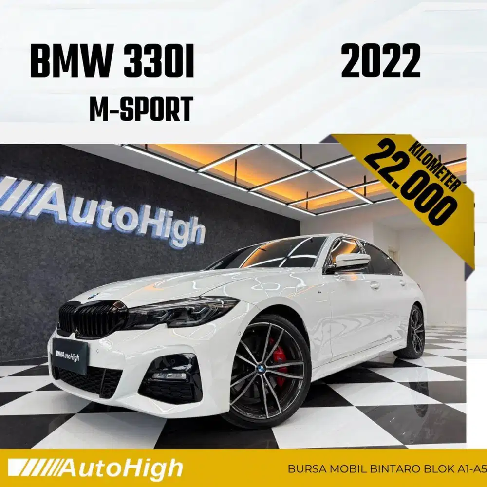 DP10% [Km22.000] 330i M-Sport 2022 White Reg 2023 #AUTOHIGH