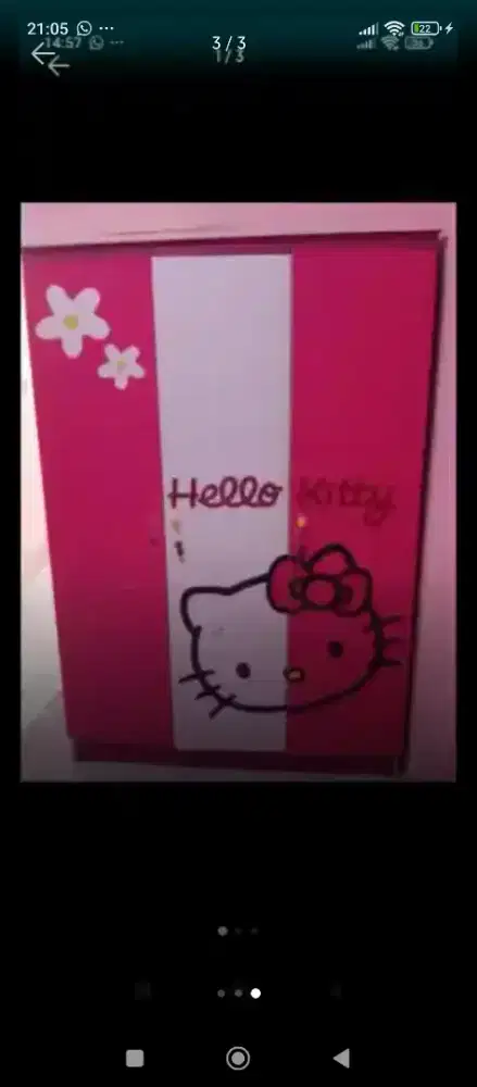 Lemari hello kitty