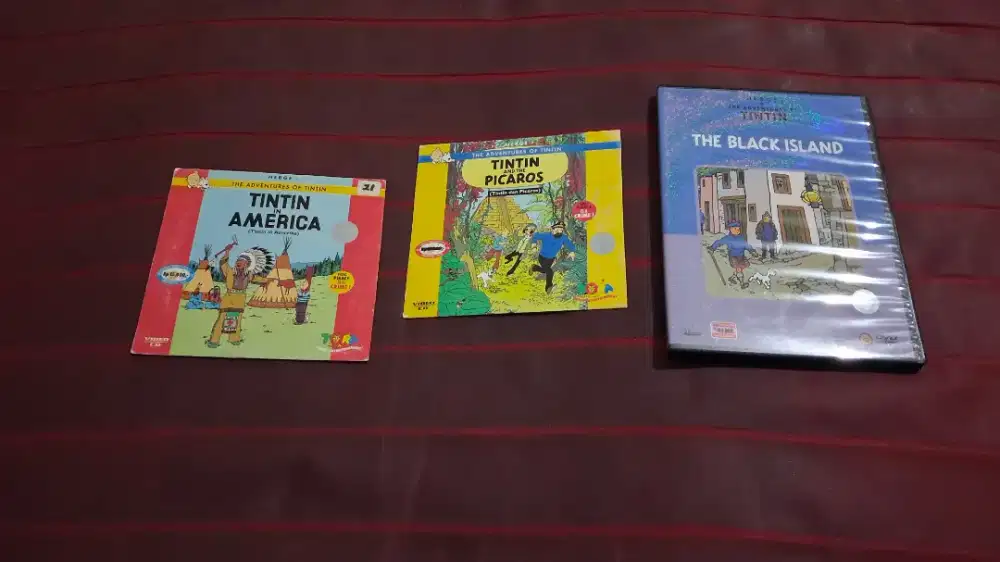 Vcd dan dvd tintin (original)