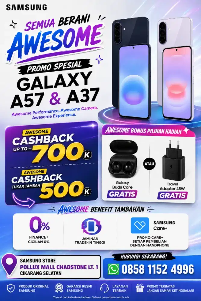 Promo Samsung A57 A37