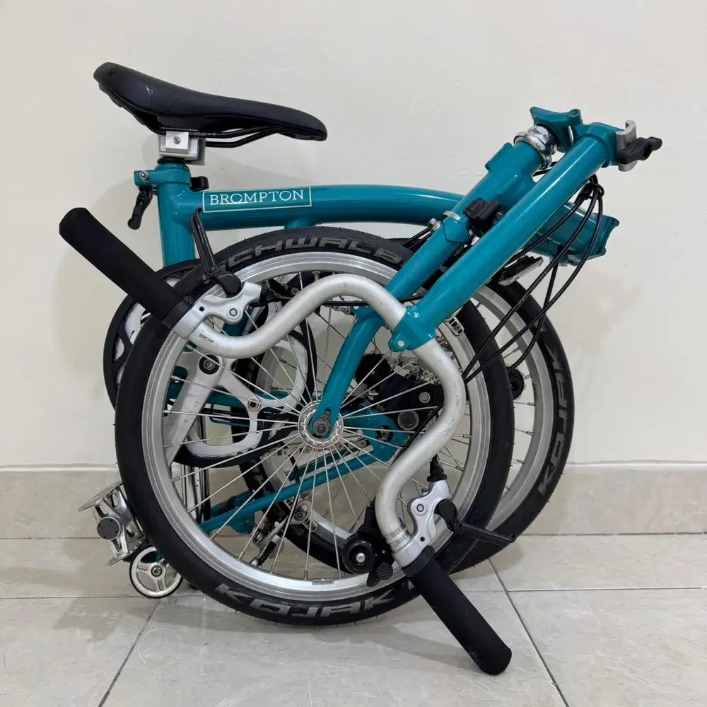 BROMPTON M2E WATER BLUE 2019 - GOOD CONDITION