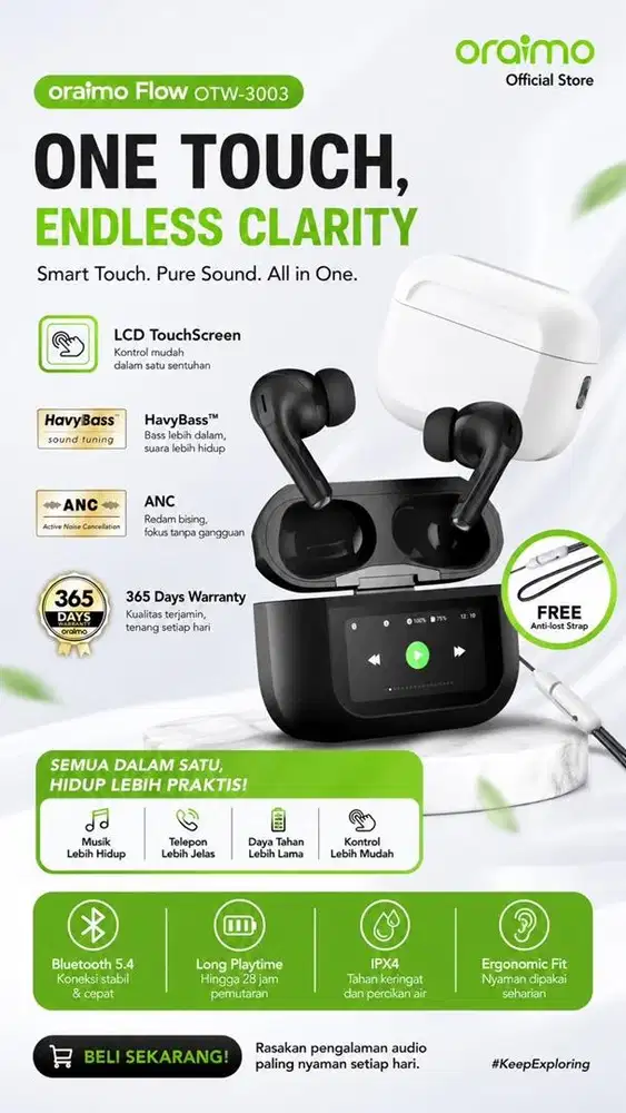 TWS Oraimo Flow OTW-3003