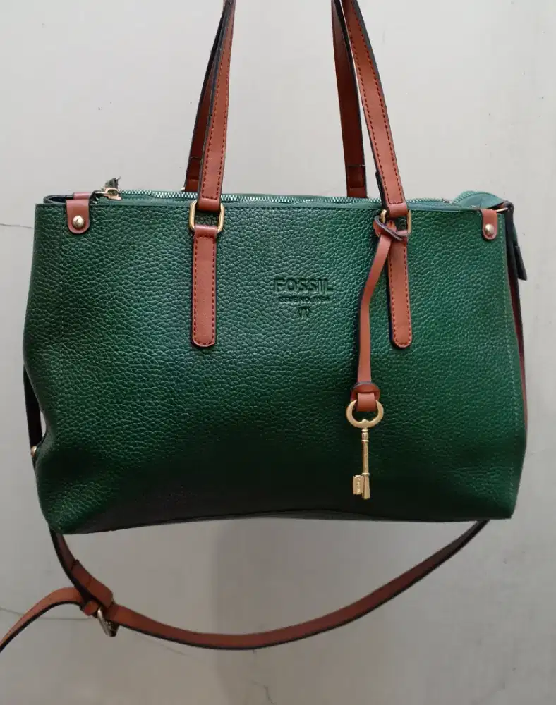 Tas Wanita Fossil 3 Kantong Hijau