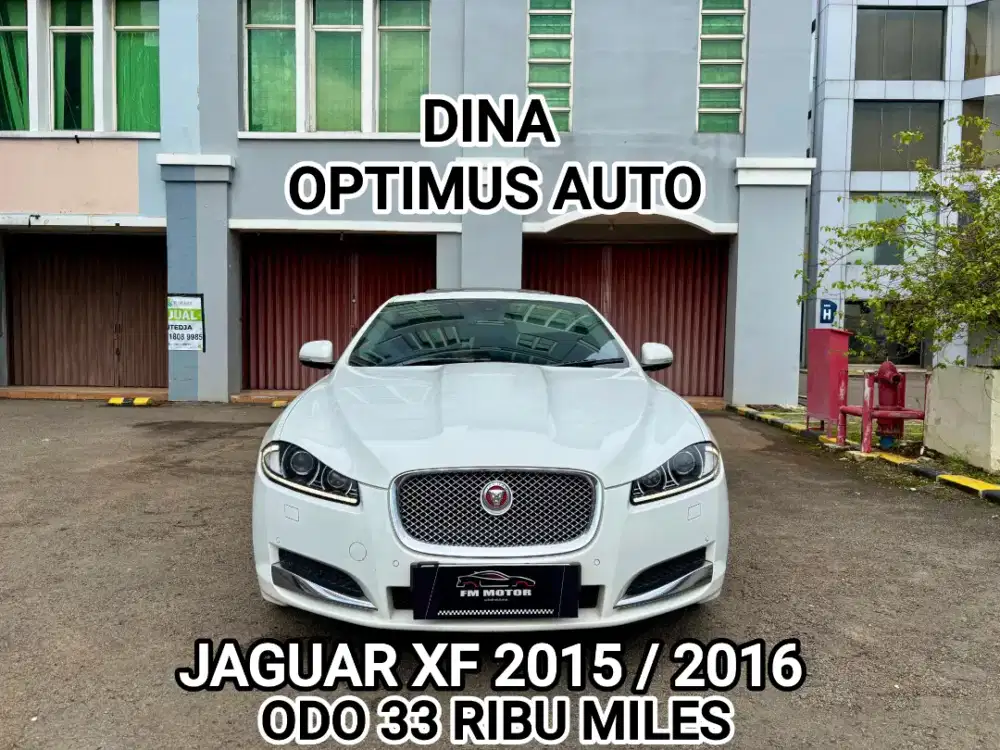 Jaguar XF 2015 / 2016 AT 2.0, Odo 33ribu, Pajak Panjang