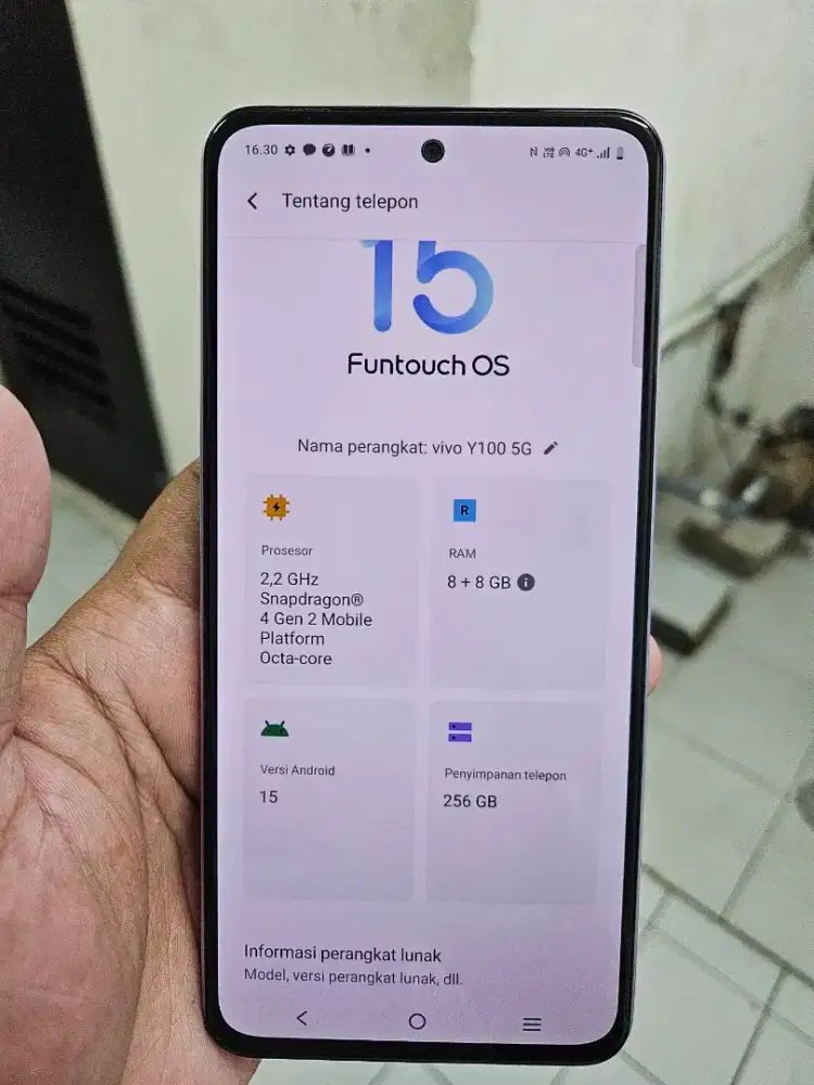 Vivo y100 5g 8/256 fulset