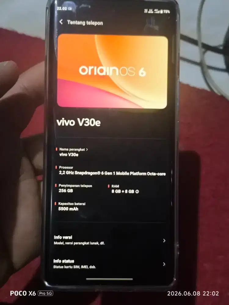 Vivo v30e 5G 8/256GB