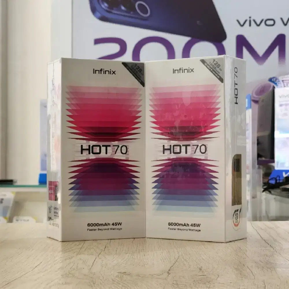 INFINIX HOT 70 6/128GB GARANSI RESMI 1 TAHUN
