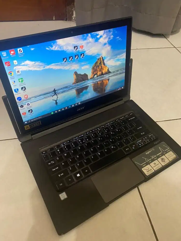 Laptop Acer Flip touchscreen Aspire R13 Jual butuh